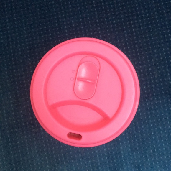 “But first COFFEE” mug super cute with pink lid☕️ - Picture 3 of 4